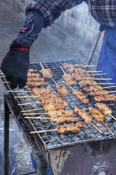 BBQ grill kött — Stockfoto