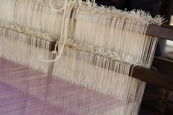 Weaving thread for the textile industry — Stock Photo, Image