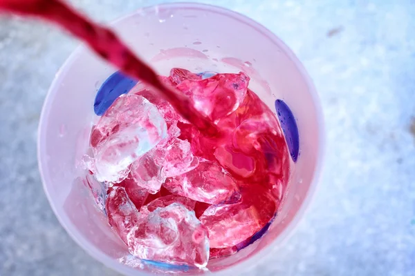 Red beverage — Stock Photo, Image