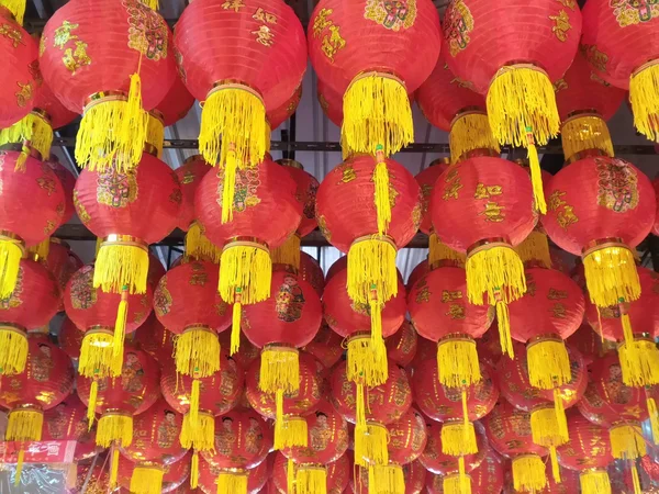 Čínské lucerny během — Stock fotografie