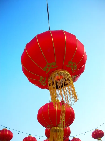 Chinese lanterns during — Stock Photo, Image