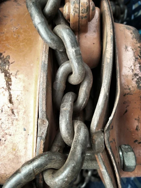 Old chain for car — Stock Photo, Image