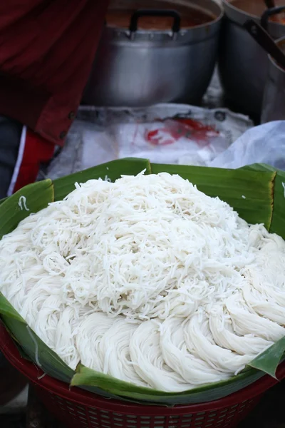 Fideos de arroz fresco — Foto de Stock