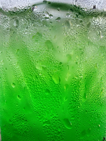Közelkép a zöld ital — Stock Fotó