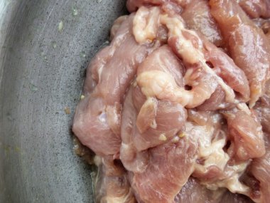 marine edilmiş domuz eti