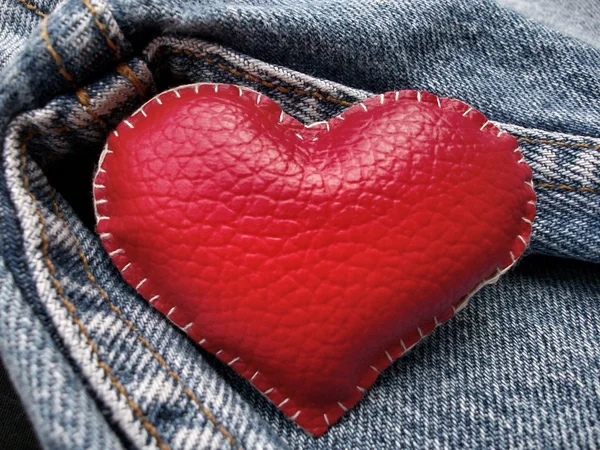 Cuore rosso — Foto Stock