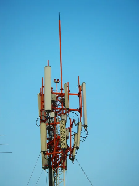 Mobiltelefonantennetårn - Stock-foto