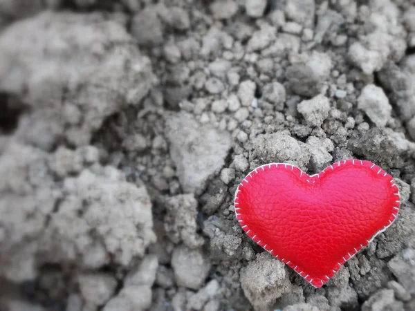 Corazón de cuero — Foto de Stock