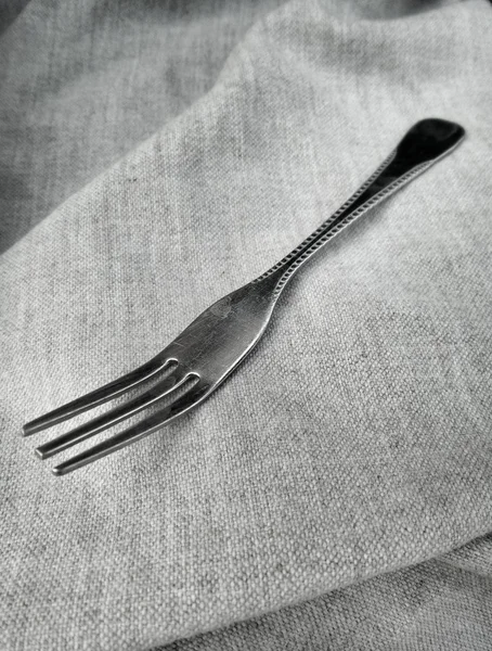 Vidlice, stříbrný — Stock fotografie
