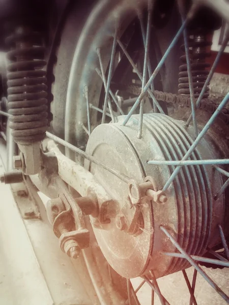 Motorcycle wheel — Stock Photo, Image