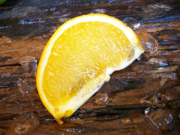 Slice orange fruit — Stock Photo, Image