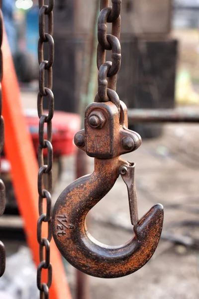 Tow old chain — Stock Photo, Image