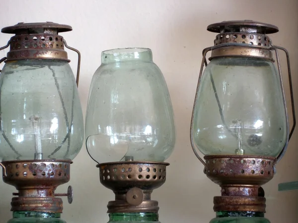 Vintage smutsig olje-lampa — Stockfoto
