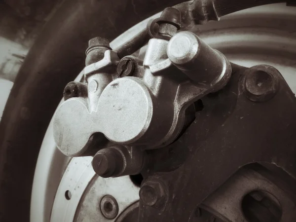 Motorcycle disc brake. — Stock Photo, Image