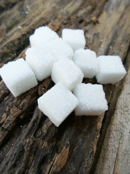 Кубический сахар — стоковое фото