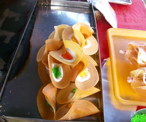 Panqueca crocante tailandesa — Fotografia de Stock