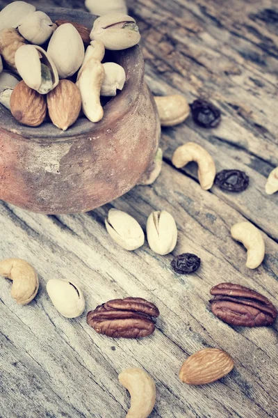 Mezcla de sabrosas nueces — Foto de Stock