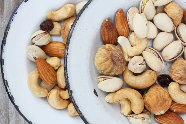 Mezcla de sabrosas nueces — Foto de Stock