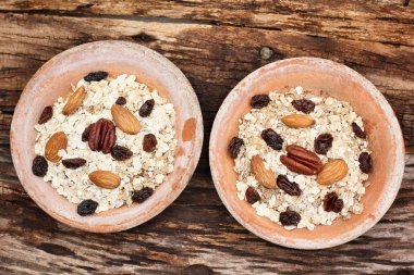  fındık ve yulaf karışımı 