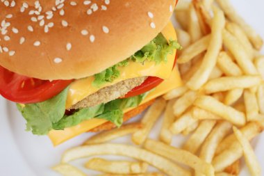 lezzetli hamburger