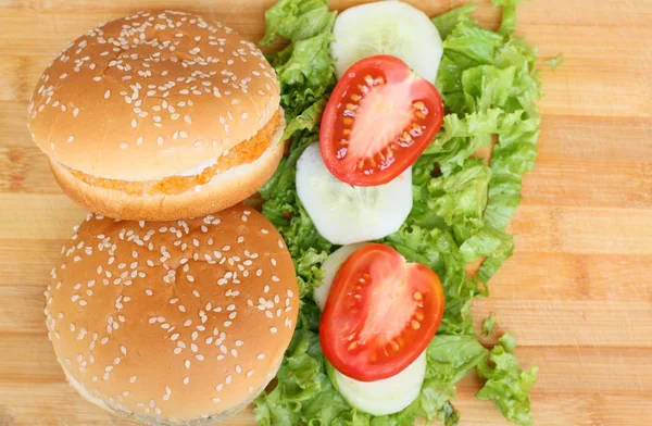 Smakelijke hamburger — Stockfoto