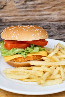 lezzetli hamburger
