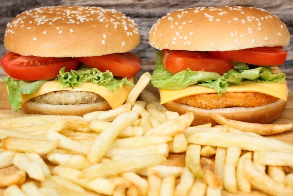 Smakelijke hamburger — Stockfoto