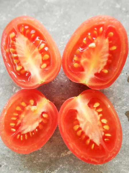 Φέτα ντομάτα — Φωτογραφία Αρχείου