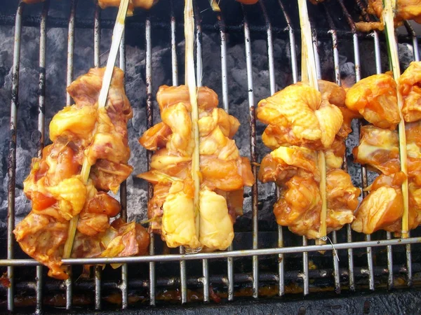 BBQ panggangan daging — Stok Foto