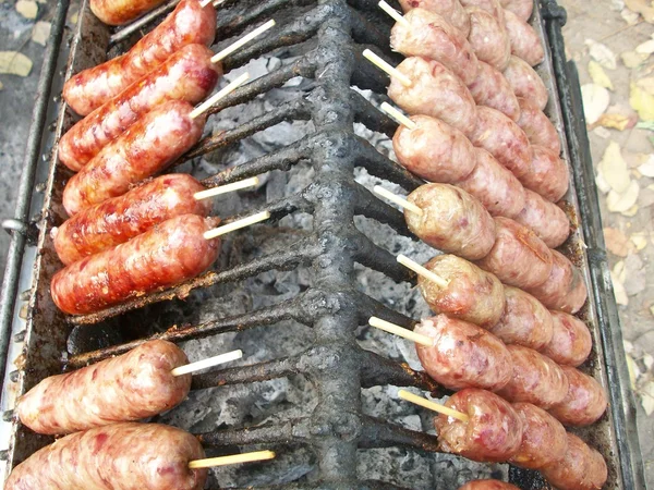 BBQ-worstjes — Stockfoto