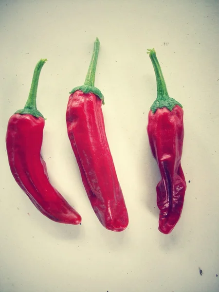 Red chili peppers — Stock Photo, Image