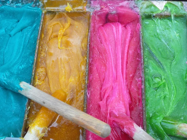Açúcar colorido — Fotografia de Stock