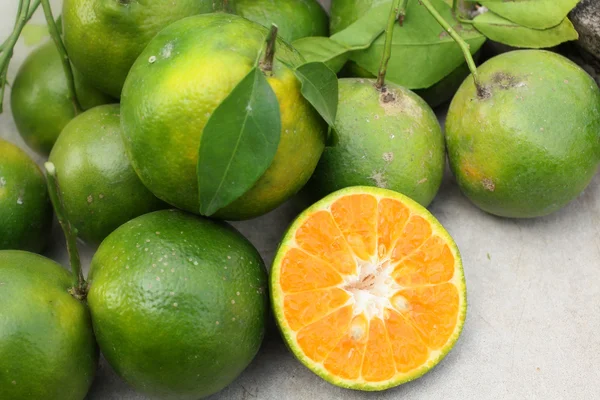 Mogna apelsiner frukter — Stockfoto
