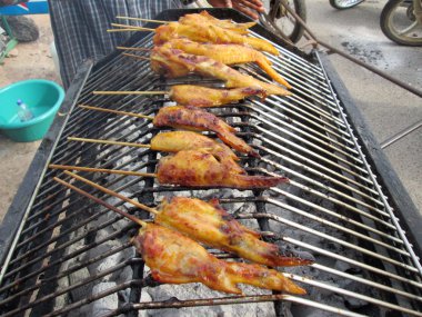 Bar-BQ veya barbekü ızgara 