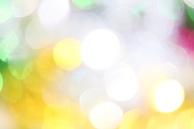 Bokeh renkli 
