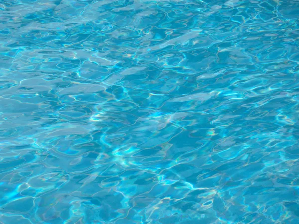 Blauwe zwembad — Stockfoto