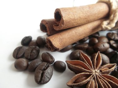 Kavrulmuş kahve çekirdeği. 