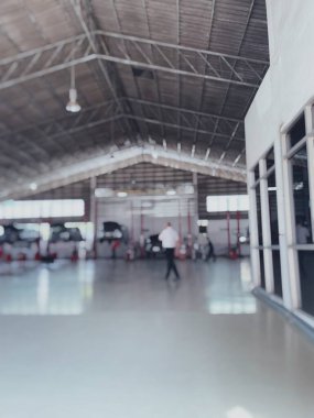 Servis istasyonunun otomatik arkaplanı veya dokusu bulanıklaştı