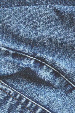 Mavi kot pantolon arka planı veya doku klasik rengi