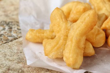 Çin yemeğinin kahvaltısı.