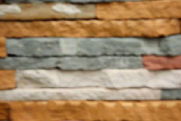 Zamazane Brązowe Stosy Cegieł — Zdjęcie stockowe