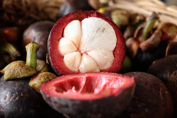 Fresg mangosteen tropikal meyve yazı