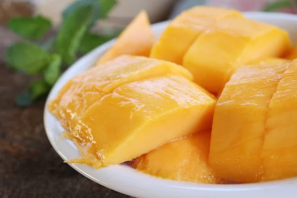 Mango Tropische Früchte Asien Lebensmittel — Stockfoto