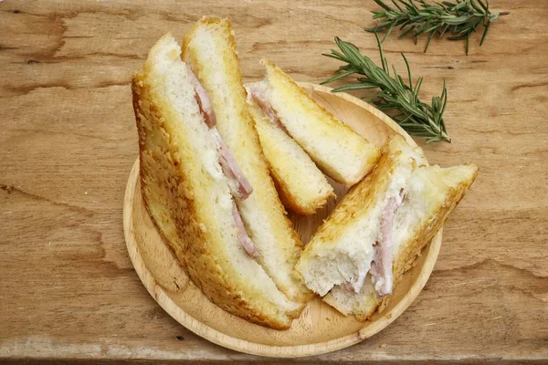 Бутерброд Грилі Шинка Сир — стокове фото