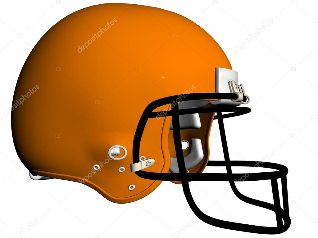 Football helmet 3d