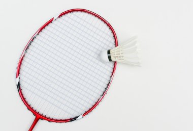 Badminton Raket raketle önünde ile görüntü açısı