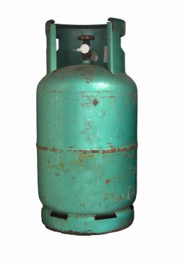 eski rustik gaz metal tank