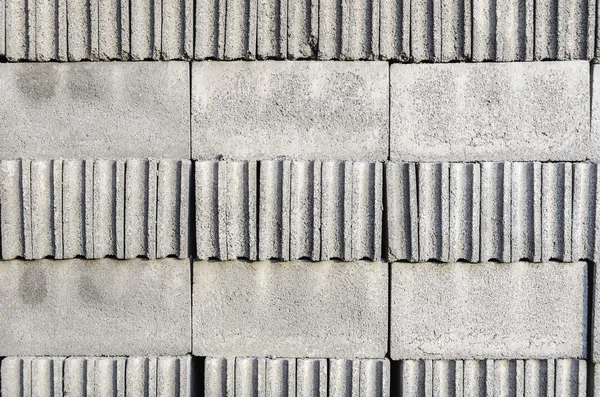 Cement block stacking — Stock Photo, Image