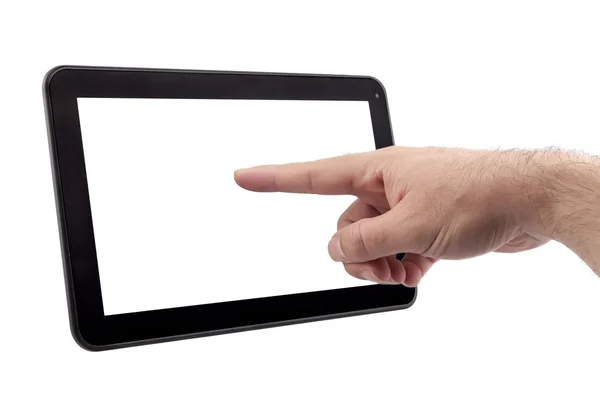 Dotykové obrazovky tabletu - skladem obrázek — Stock fotografie