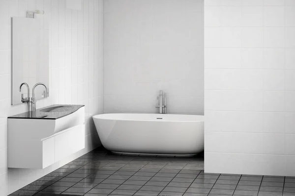 Modernes Badezimmer Stockbild